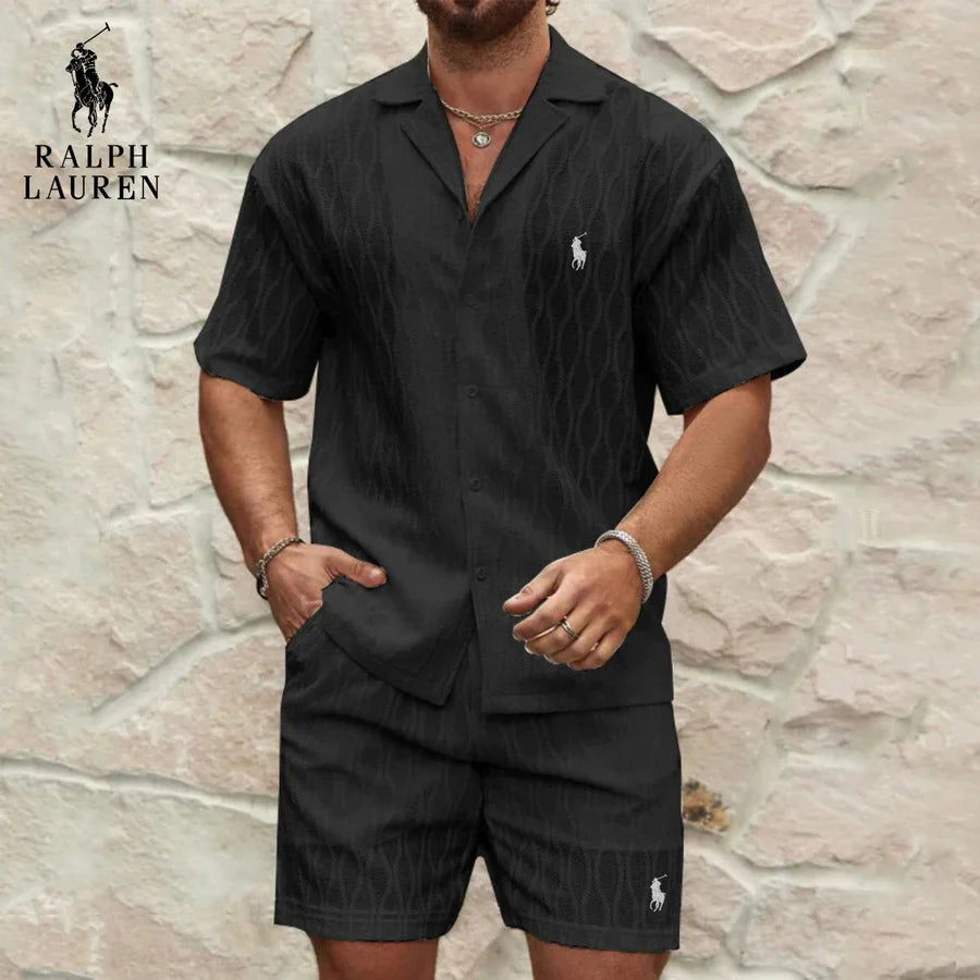 RL™ Textured Shirt & Shorts Summer Set