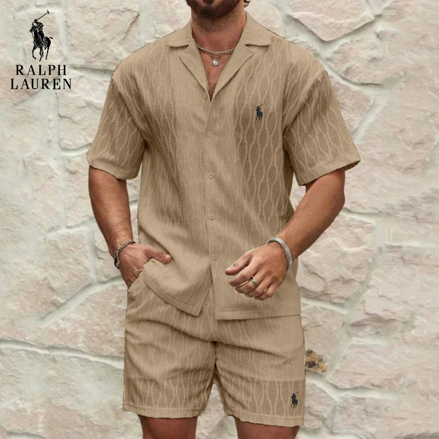 RL™ Textured Shirt & Shorts Summer Set