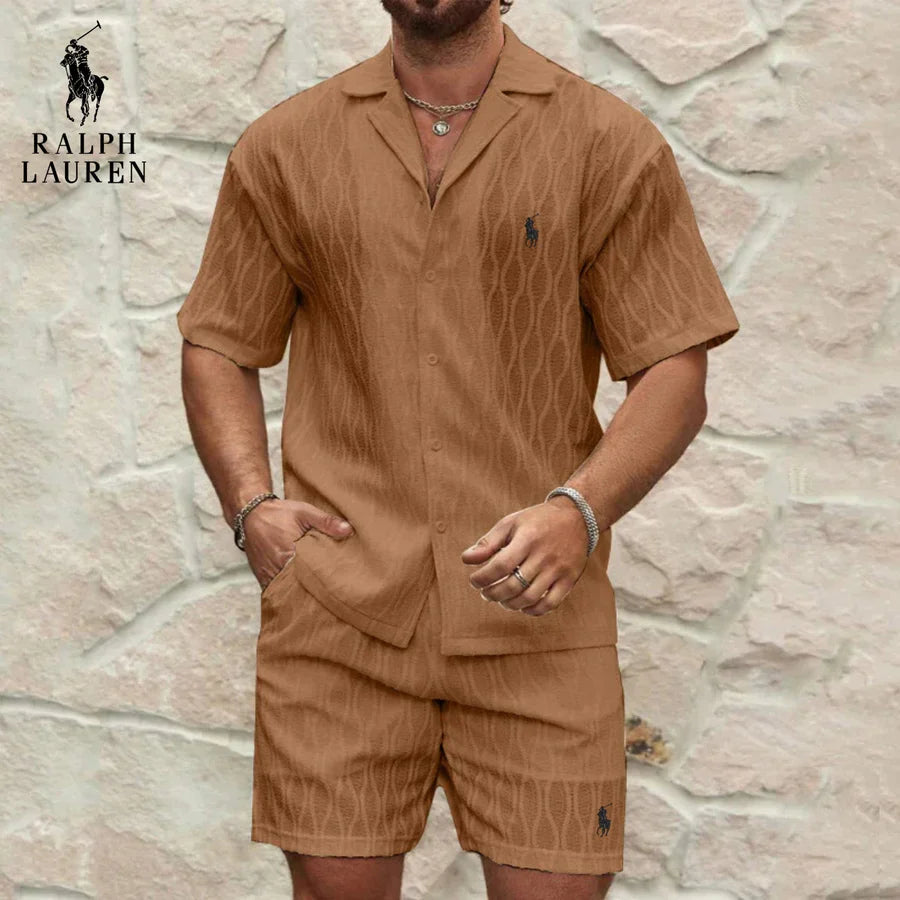 RL™ Textured Shirt & Shorts Summer Set