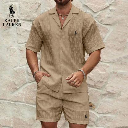 RL™ Textured Shirt & Shorts Summer Set