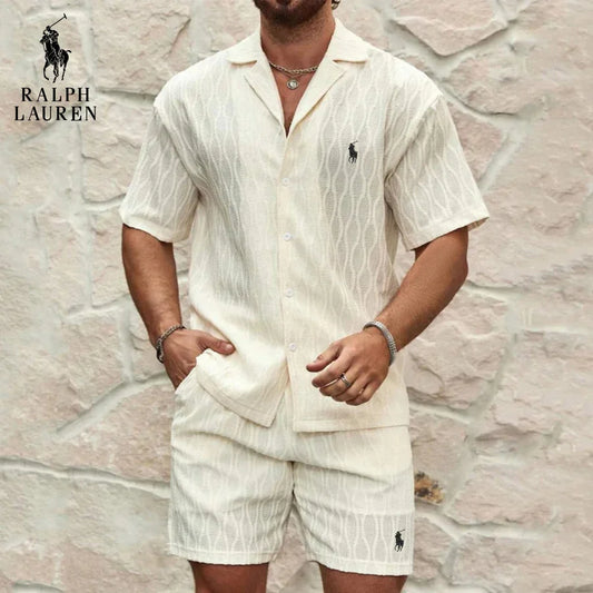 RL™ Textured Shirt & Shorts Summer Set